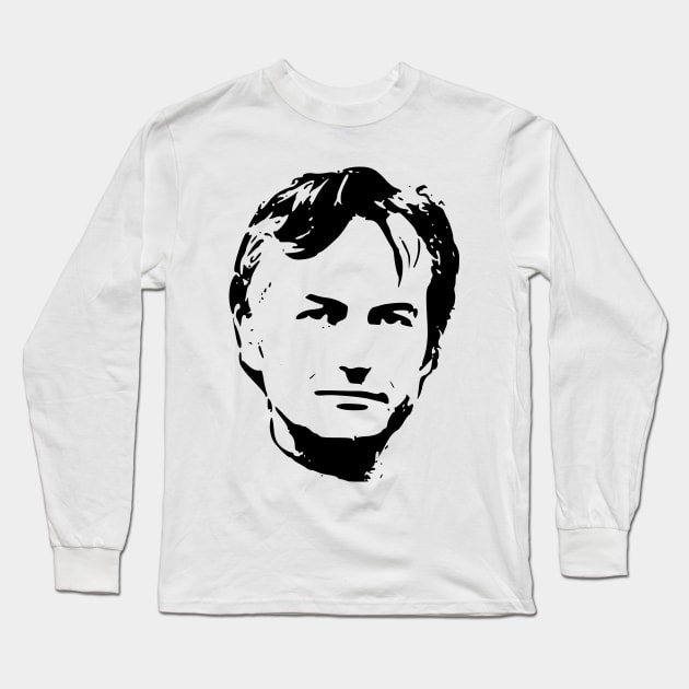 Richard Dawkins Long Sleeve T-Shirt by Nerd_art